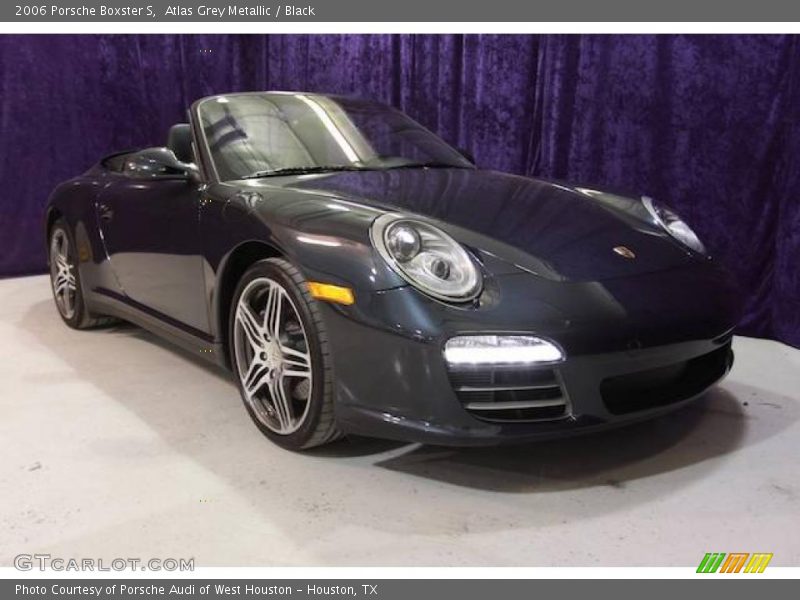 Atlas Grey Metallic / Black 2006 Porsche Boxster S