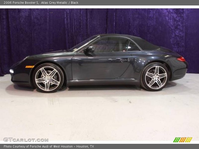 Atlas Grey Metallic / Black 2006 Porsche Boxster S
