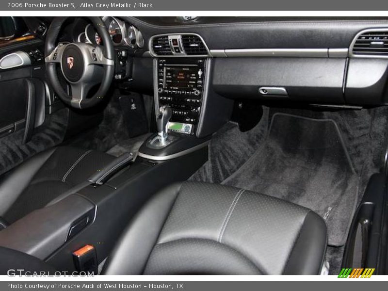 Atlas Grey Metallic / Black 2006 Porsche Boxster S