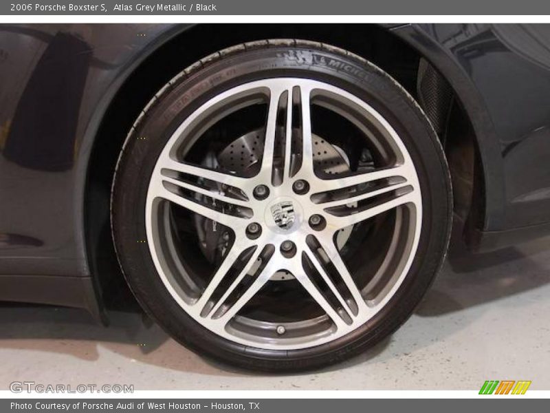 Atlas Grey Metallic / Black 2006 Porsche Boxster S