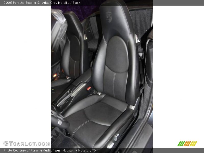 Atlas Grey Metallic / Black 2006 Porsche Boxster S