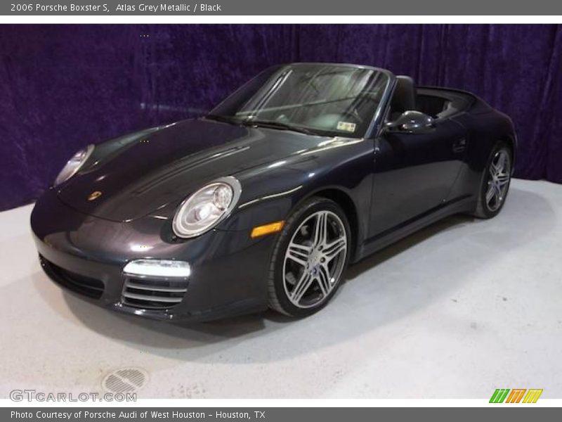 Atlas Grey Metallic / Black 2006 Porsche Boxster S