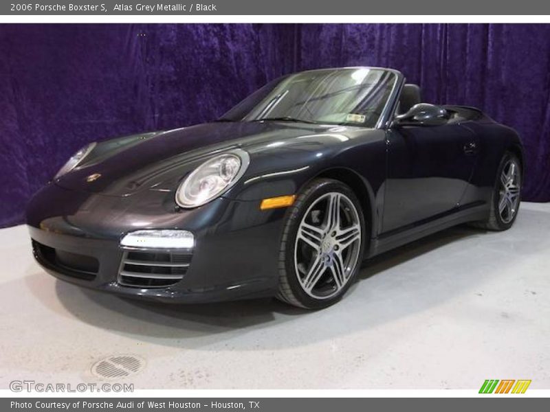 Atlas Grey Metallic / Black 2006 Porsche Boxster S