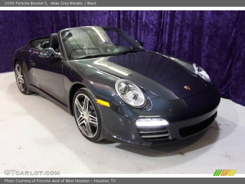 Atlas Grey Metallic / Black 2006 Porsche Boxster S