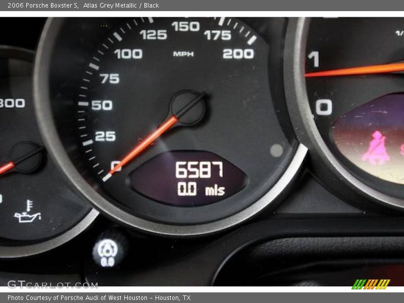 Atlas Grey Metallic / Black 2006 Porsche Boxster S