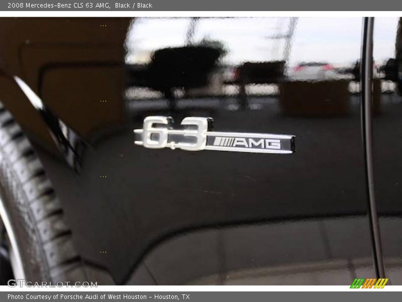 Black / Black 2008 Mercedes-Benz CLS 63 AMG