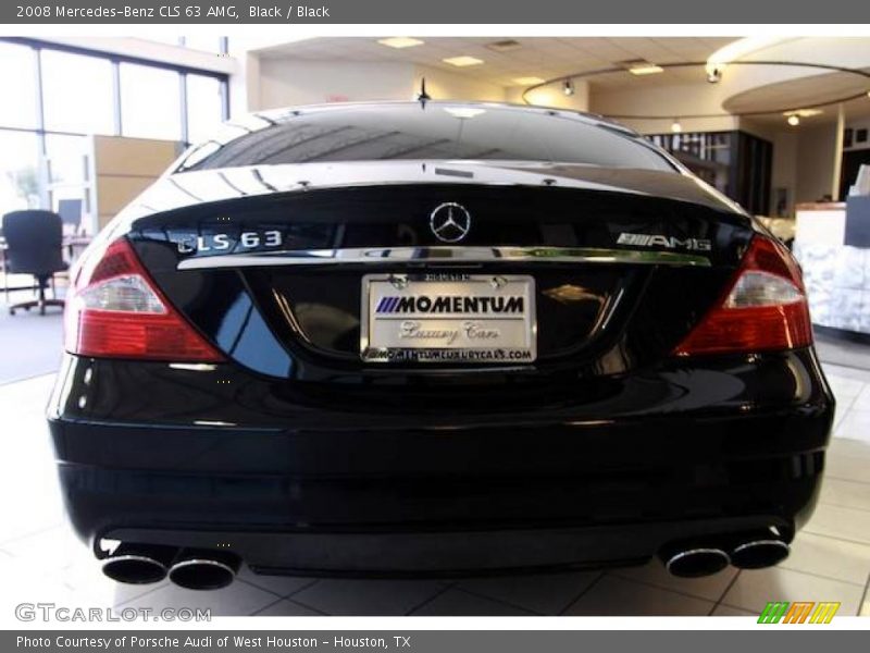 Black / Black 2008 Mercedes-Benz CLS 63 AMG