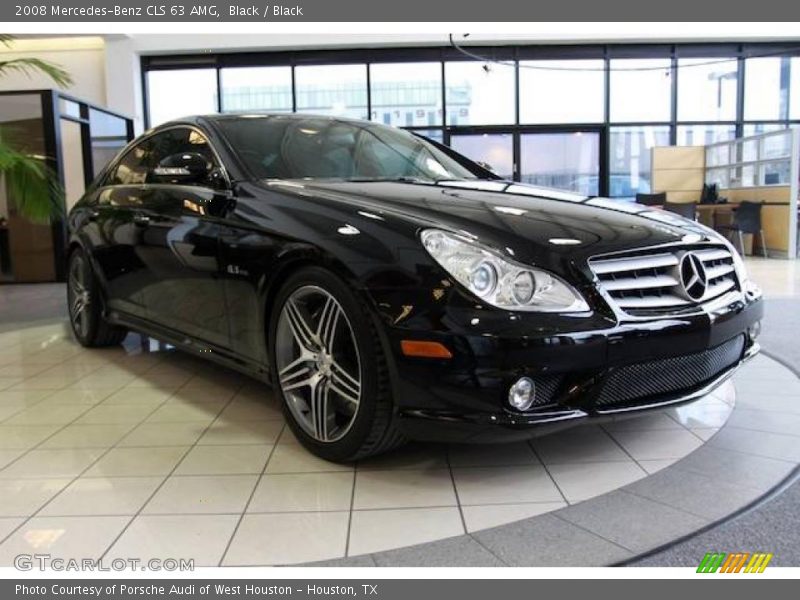 Black / Black 2008 Mercedes-Benz CLS 63 AMG