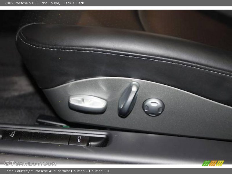 Black / Black 2009 Porsche 911 Turbo Coupe