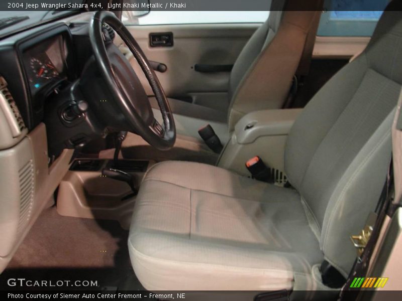 Light Khaki Metallic / Khaki 2004 Jeep Wrangler Sahara 4x4