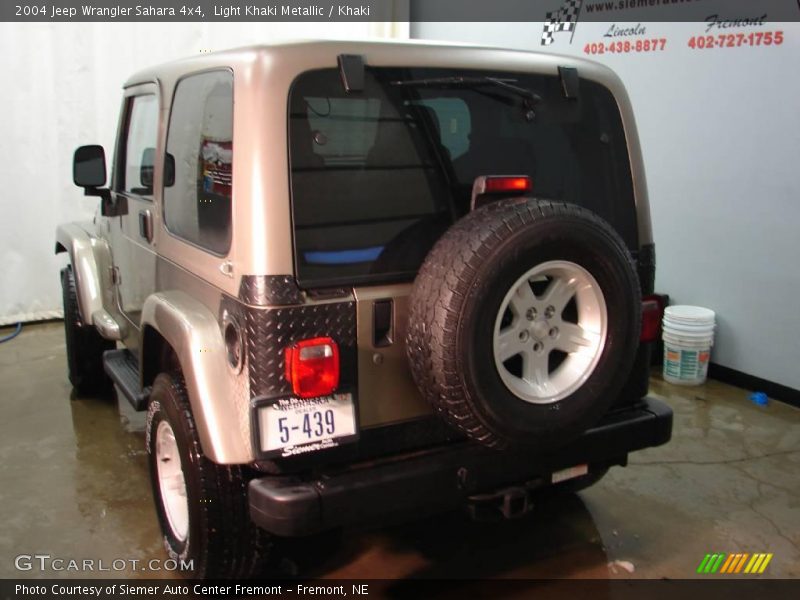 Light Khaki Metallic / Khaki 2004 Jeep Wrangler Sahara 4x4