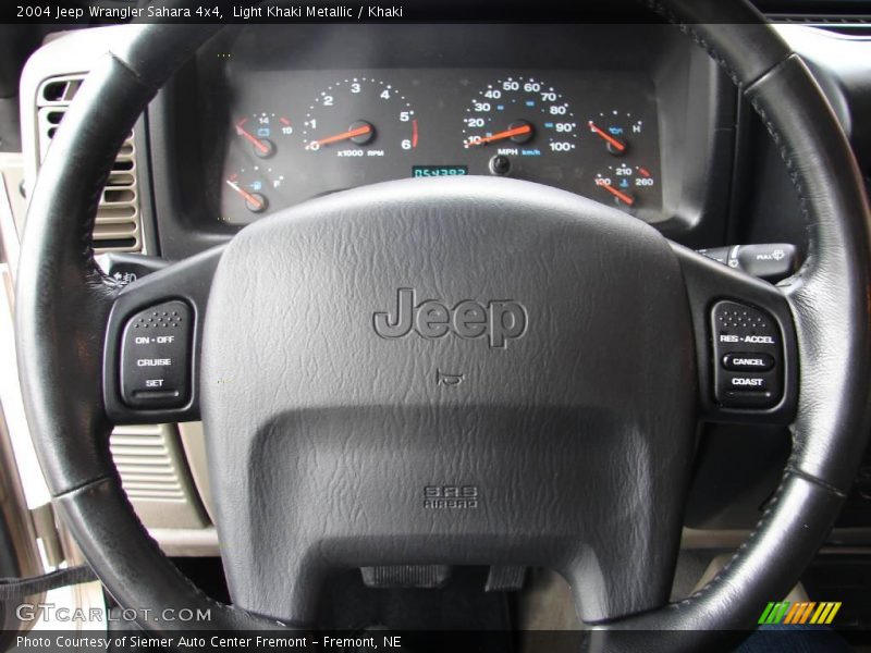 Light Khaki Metallic / Khaki 2004 Jeep Wrangler Sahara 4x4