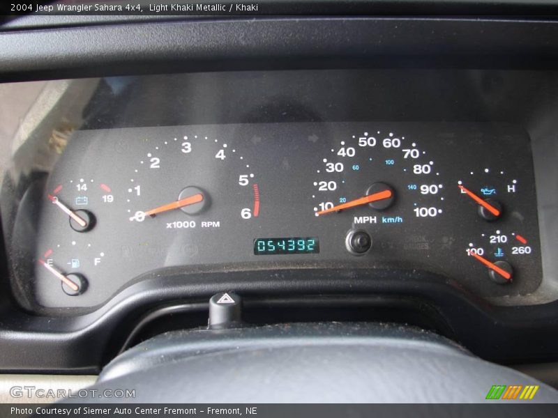Light Khaki Metallic / Khaki 2004 Jeep Wrangler Sahara 4x4