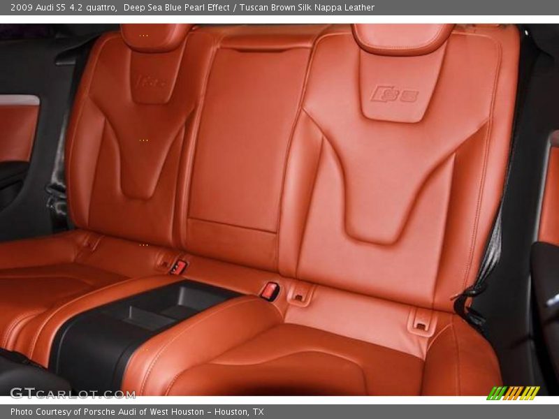 Deep Sea Blue Pearl Effect / Tuscan Brown Silk Nappa Leather 2009 Audi S5 4.2 quattro