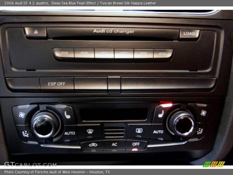 Deep Sea Blue Pearl Effect / Tuscan Brown Silk Nappa Leather 2009 Audi S5 4.2 quattro