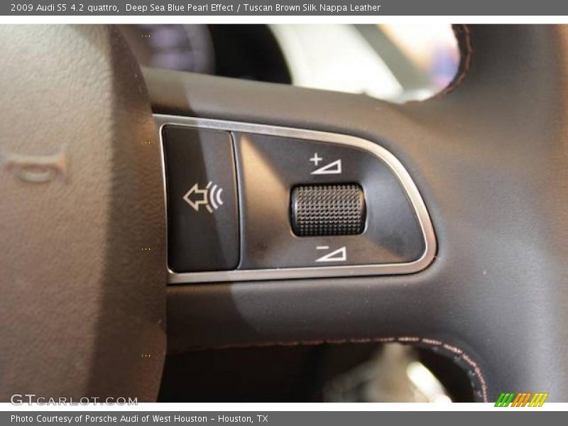 Deep Sea Blue Pearl Effect / Tuscan Brown Silk Nappa Leather 2009 Audi S5 4.2 quattro
