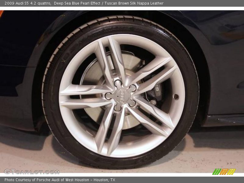 Deep Sea Blue Pearl Effect / Tuscan Brown Silk Nappa Leather 2009 Audi S5 4.2 quattro