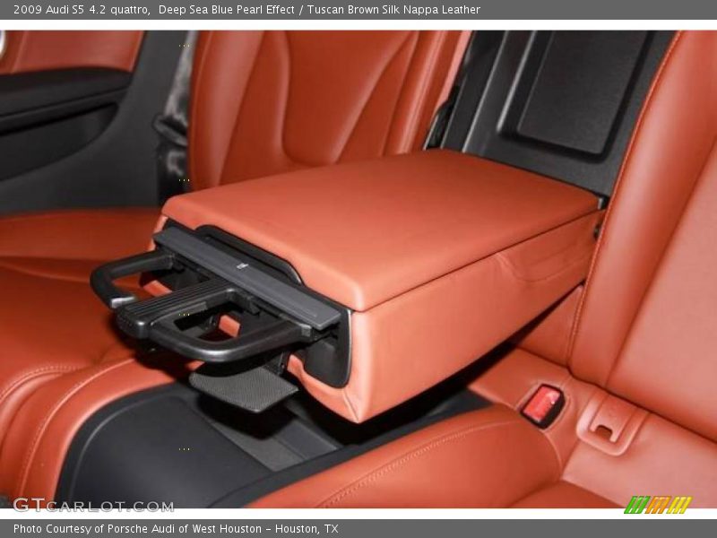 Deep Sea Blue Pearl Effect / Tuscan Brown Silk Nappa Leather 2009 Audi S5 4.2 quattro