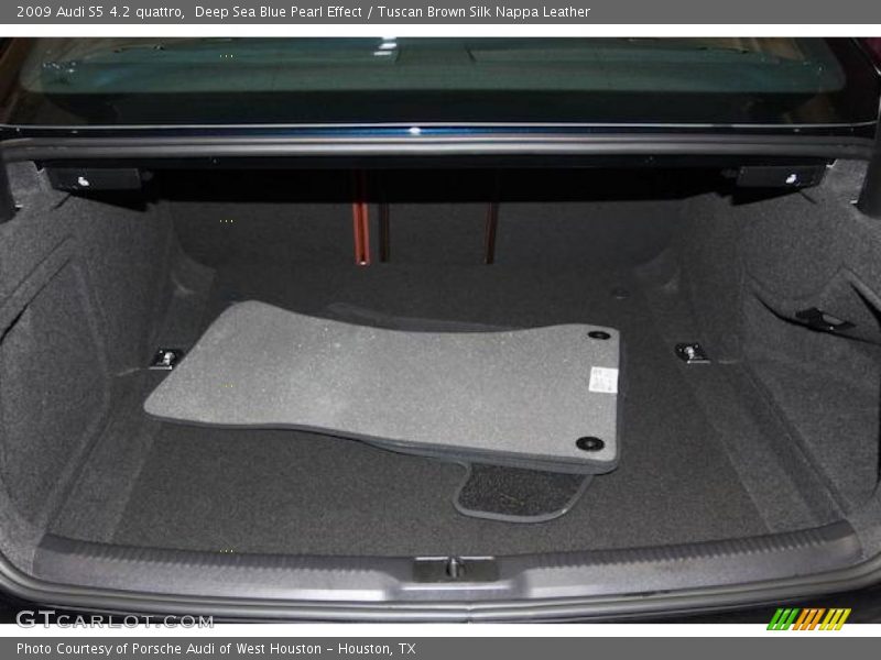 Deep Sea Blue Pearl Effect / Tuscan Brown Silk Nappa Leather 2009 Audi S5 4.2 quattro