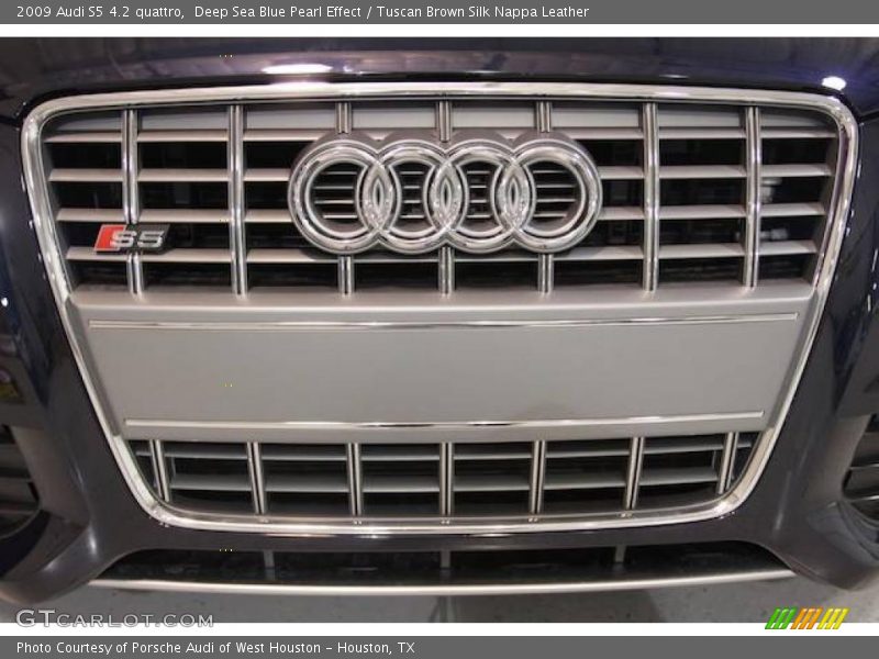Deep Sea Blue Pearl Effect / Tuscan Brown Silk Nappa Leather 2009 Audi S5 4.2 quattro