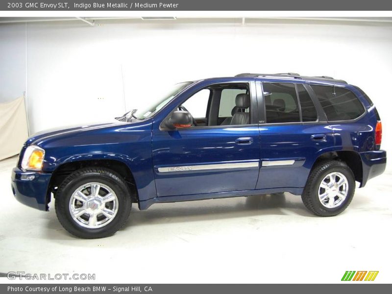 Indigo Blue Metallic / Medium Pewter 2003 GMC Envoy SLT