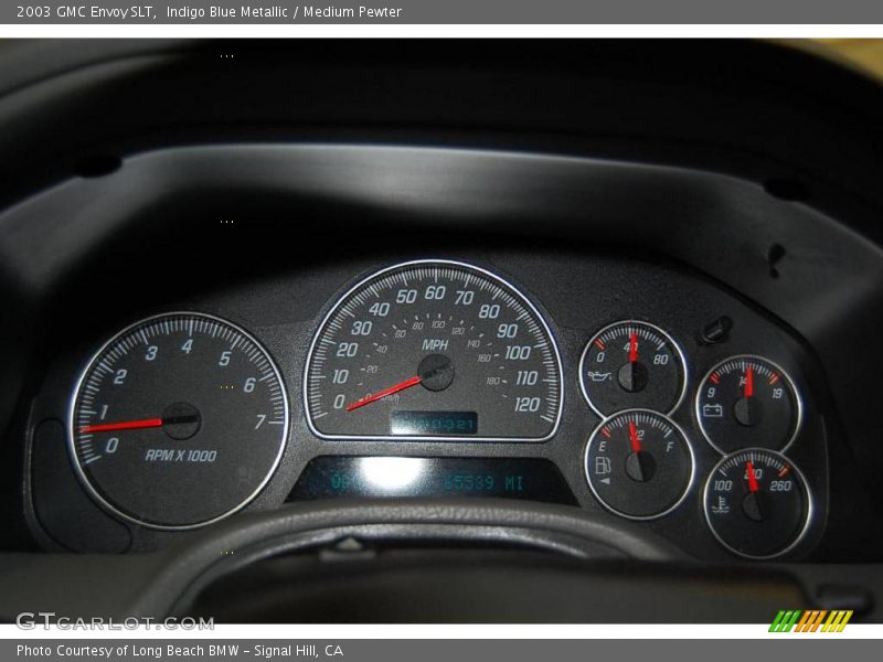 Indigo Blue Metallic / Medium Pewter 2003 GMC Envoy SLT