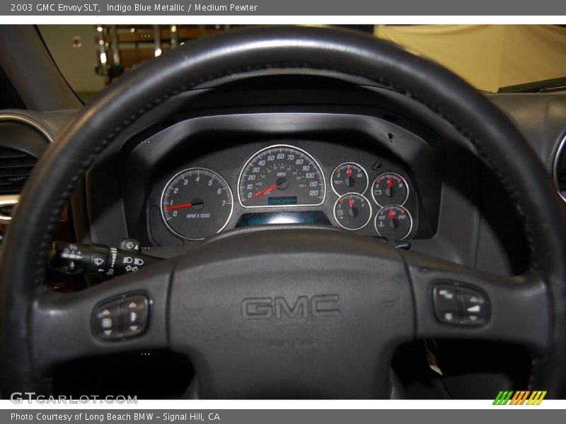 Indigo Blue Metallic / Medium Pewter 2003 GMC Envoy SLT