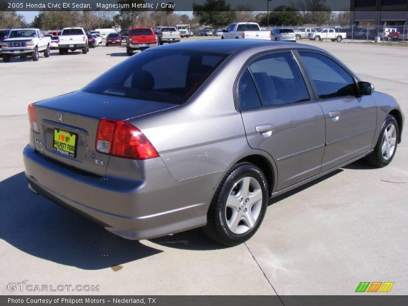 Magnesium Metallic / Gray 2005 Honda Civic EX Sedan