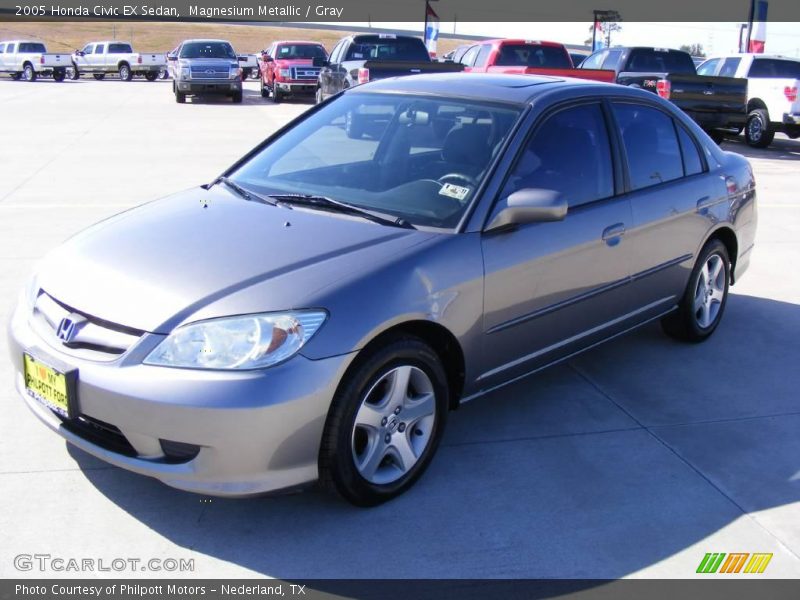 Magnesium Metallic / Gray 2005 Honda Civic EX Sedan