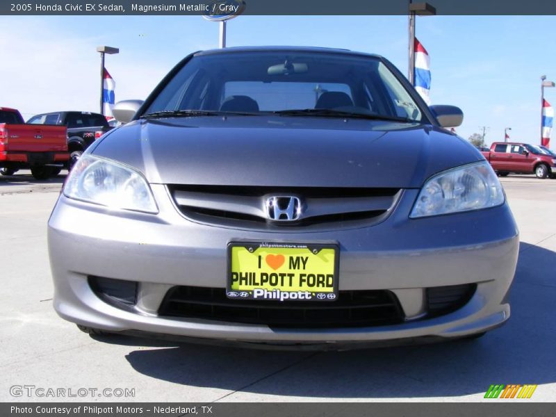Magnesium Metallic / Gray 2005 Honda Civic EX Sedan