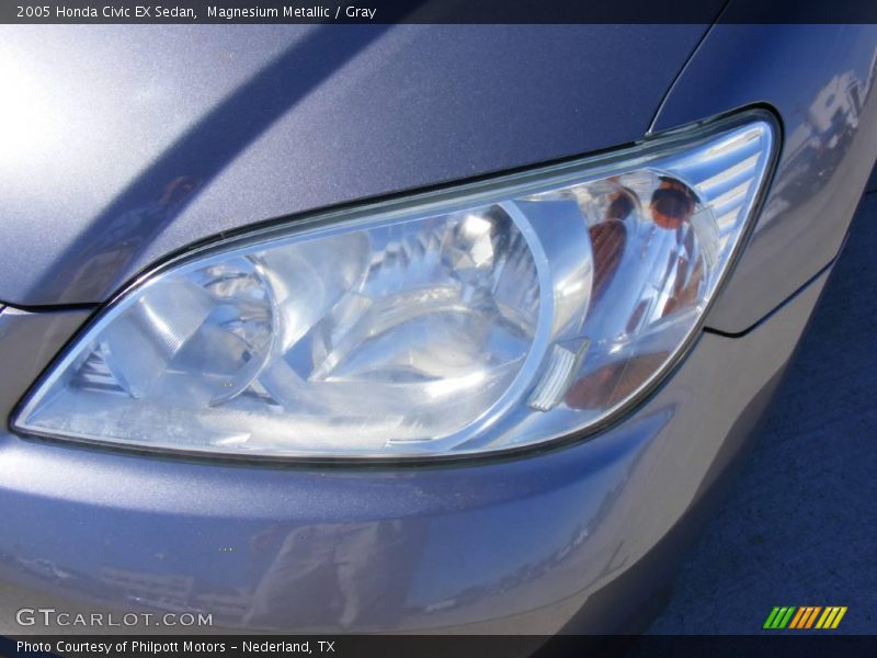 Magnesium Metallic / Gray 2005 Honda Civic EX Sedan