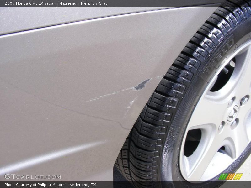 Magnesium Metallic / Gray 2005 Honda Civic EX Sedan