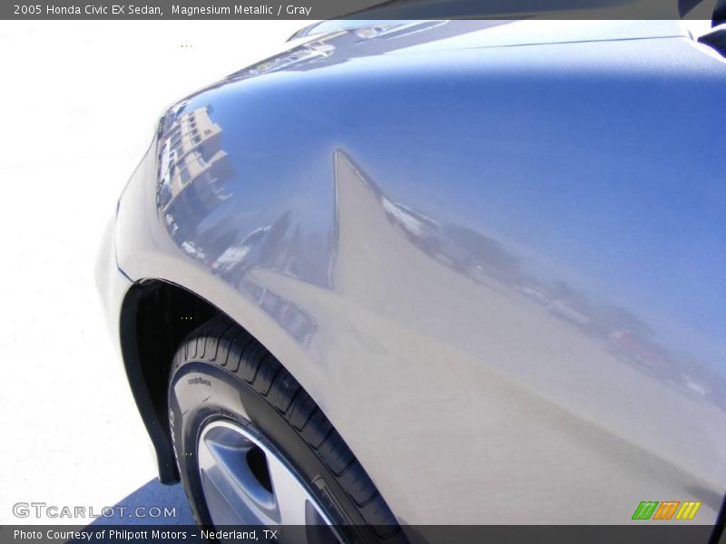 Magnesium Metallic / Gray 2005 Honda Civic EX Sedan