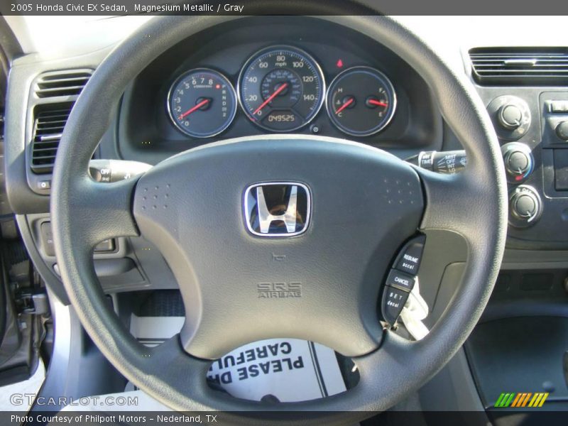 Magnesium Metallic / Gray 2005 Honda Civic EX Sedan