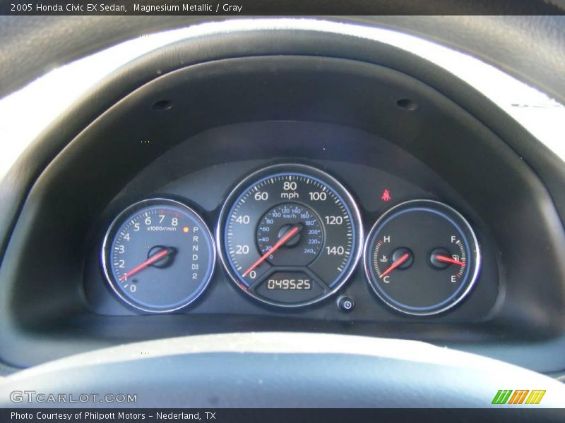 Magnesium Metallic / Gray 2005 Honda Civic EX Sedan