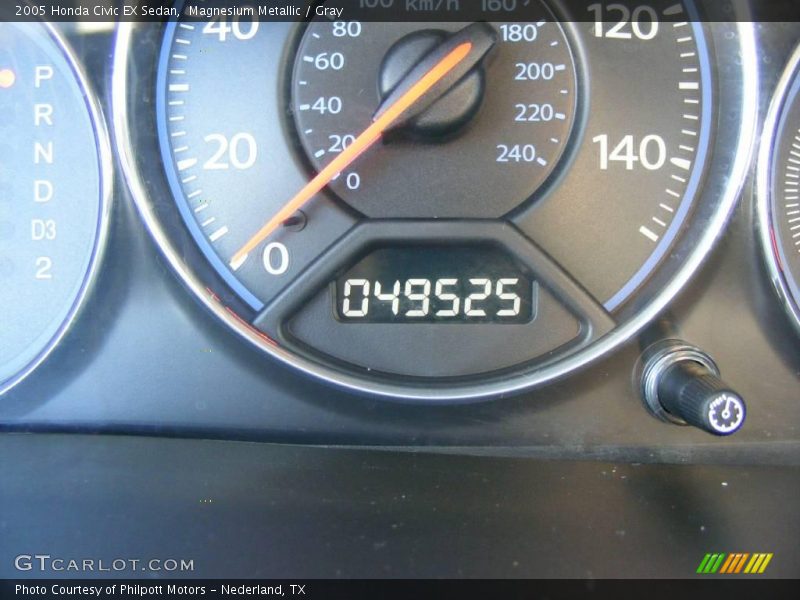 Magnesium Metallic / Gray 2005 Honda Civic EX Sedan