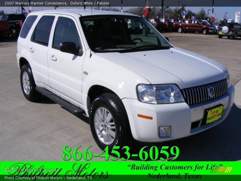 Oxford White / Pebble 2007 Mercury Mariner Convenience