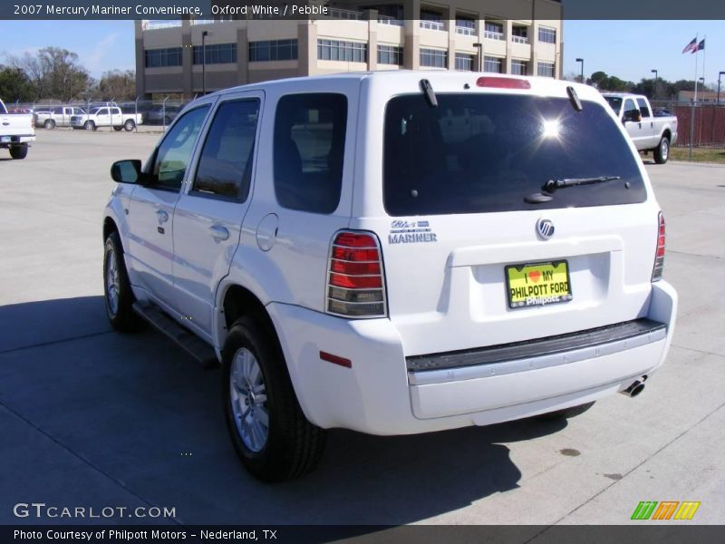 Oxford White / Pebble 2007 Mercury Mariner Convenience
