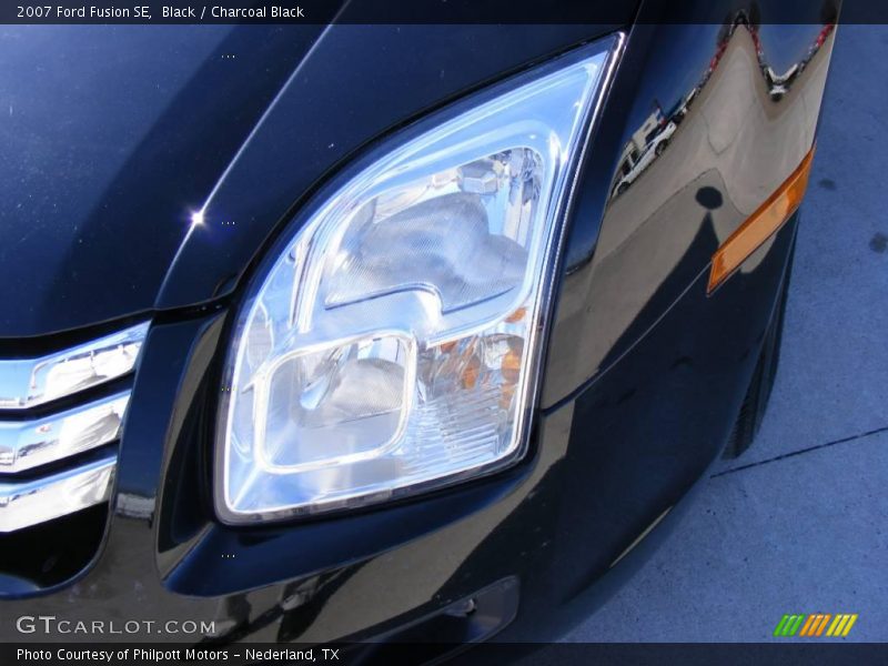Black / Charcoal Black 2007 Ford Fusion SE