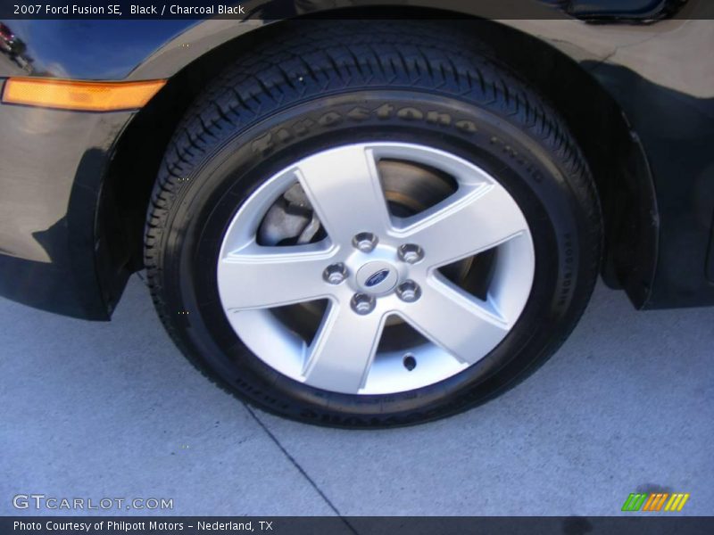 Black / Charcoal Black 2007 Ford Fusion SE