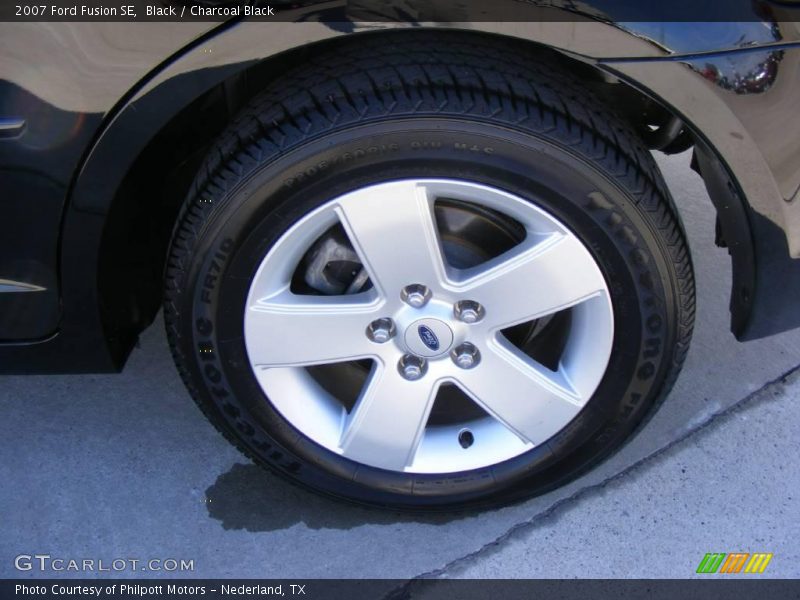 Black / Charcoal Black 2007 Ford Fusion SE