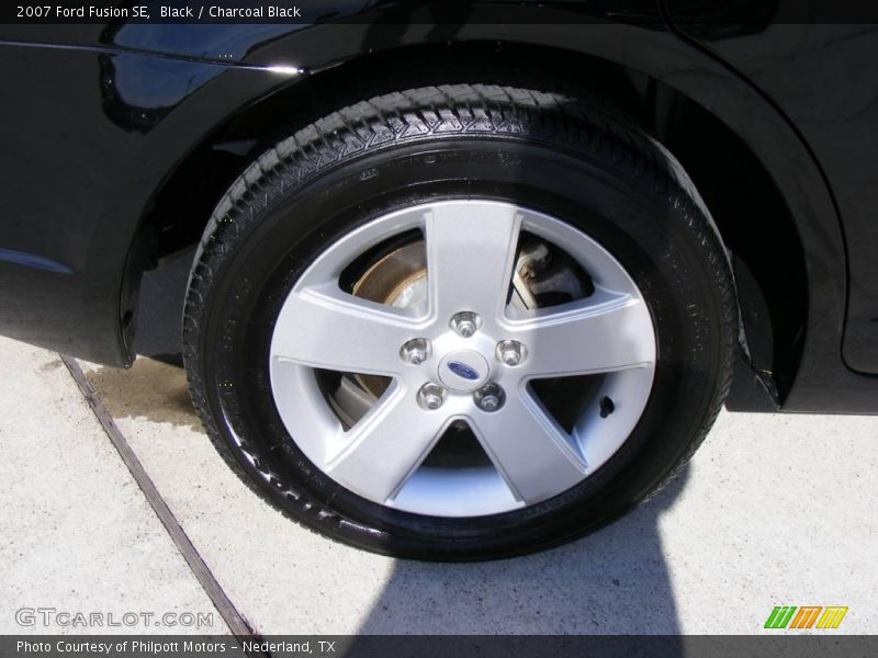 Black / Charcoal Black 2007 Ford Fusion SE