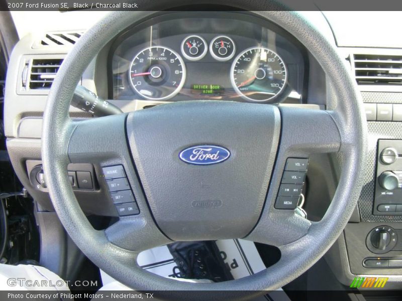 Black / Charcoal Black 2007 Ford Fusion SE