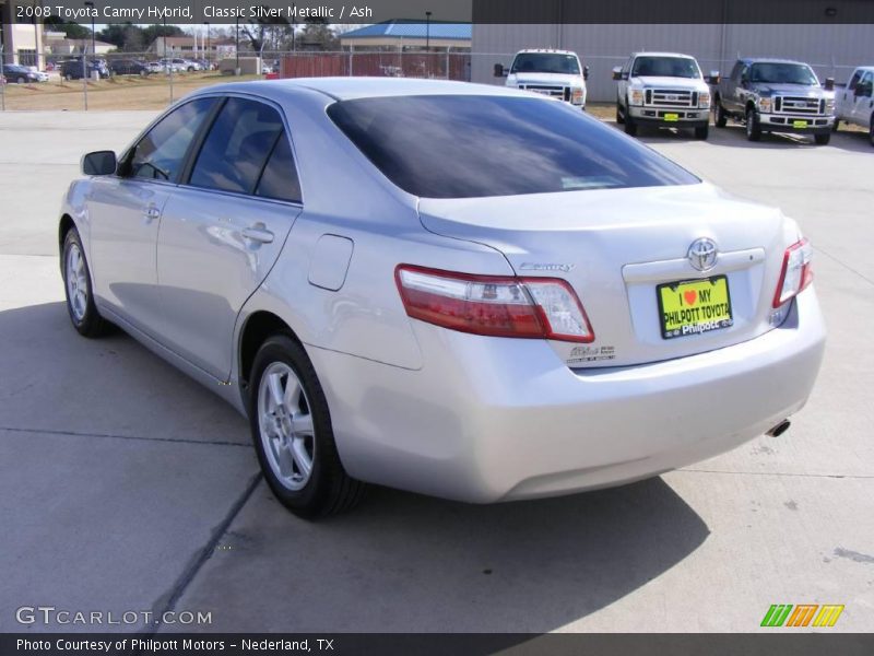 Classic Silver Metallic / Ash 2008 Toyota Camry Hybrid