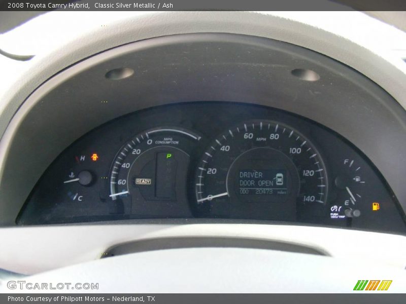 Classic Silver Metallic / Ash 2008 Toyota Camry Hybrid