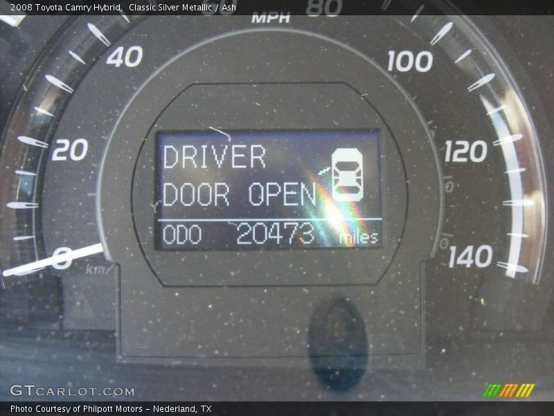 Classic Silver Metallic / Ash 2008 Toyota Camry Hybrid