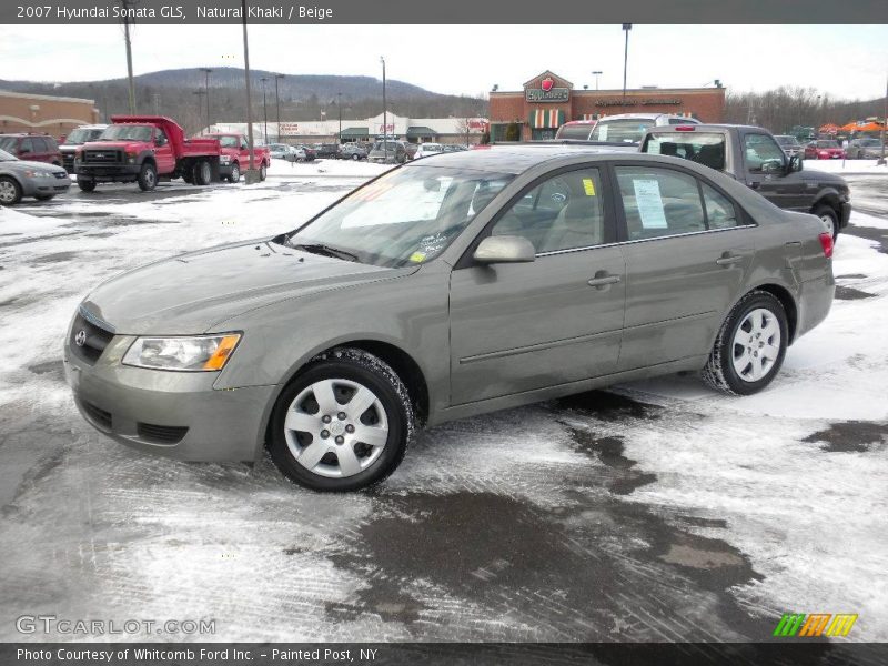 Natural Khaki / Beige 2007 Hyundai Sonata GLS