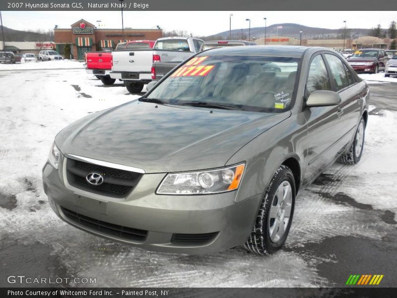 Natural Khaki / Beige 2007 Hyundai Sonata GLS