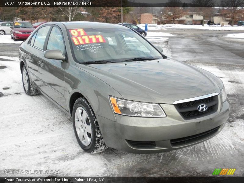 Natural Khaki / Beige 2007 Hyundai Sonata GLS