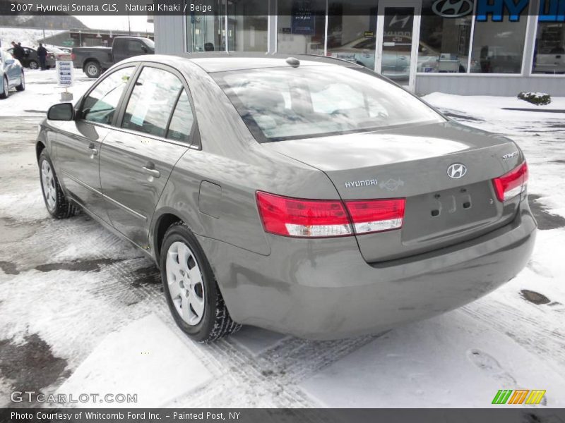 Natural Khaki / Beige 2007 Hyundai Sonata GLS